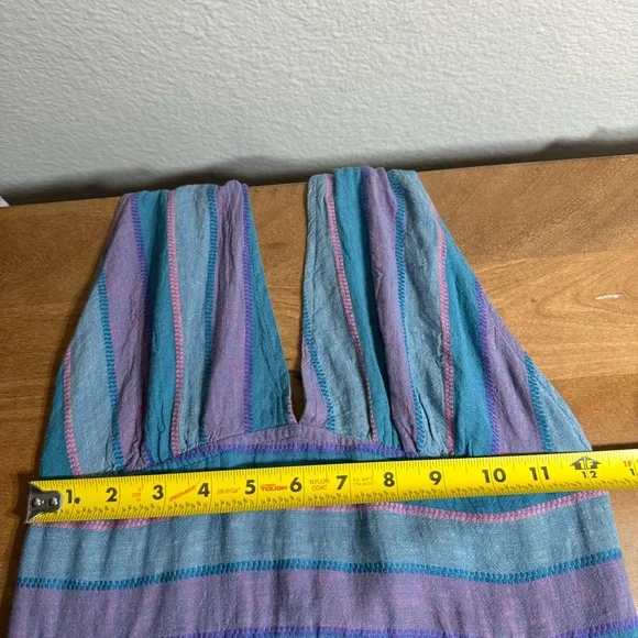 NWT UO Betsey Linen Halter Midi Dress - Picture 6 of 16